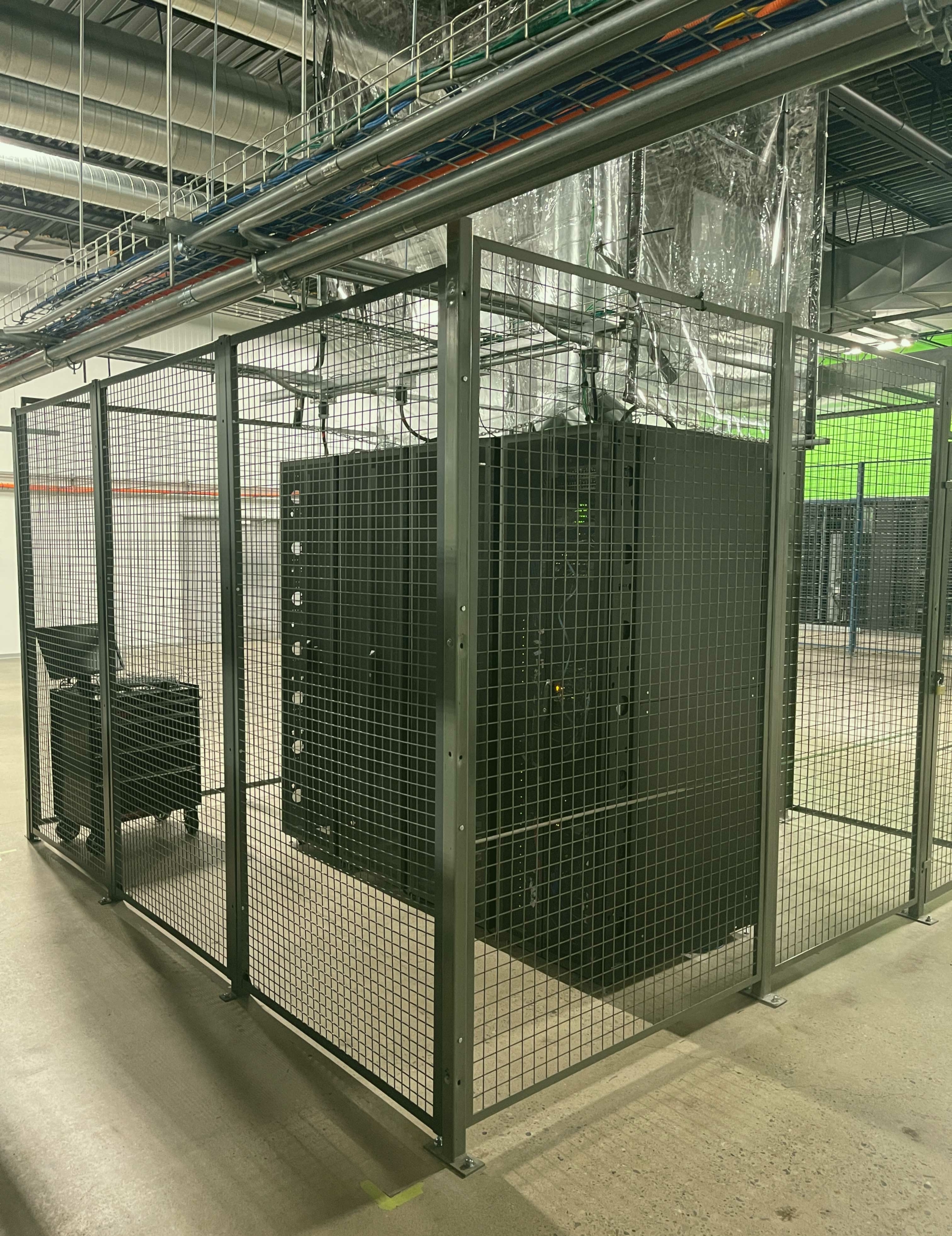 Cage-with-servers