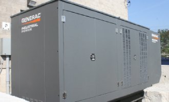 Backup generator providing power redundancy